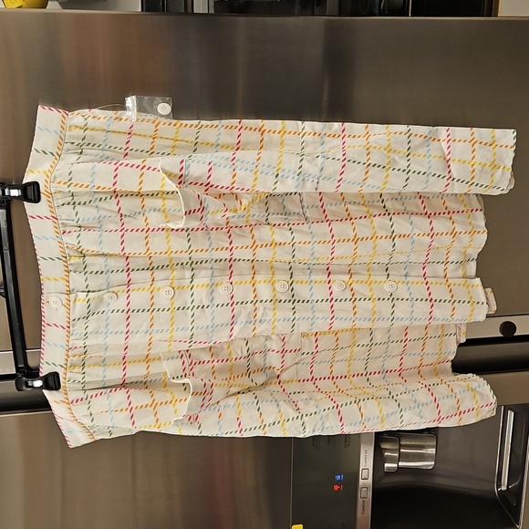 💕MODCLOTH💕 Creative Direction A-Line Skirt ~ White Stripes 18 NWT - Picture 5 of 13